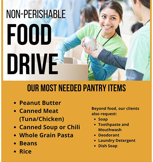 Food Drive Most Needed Items
